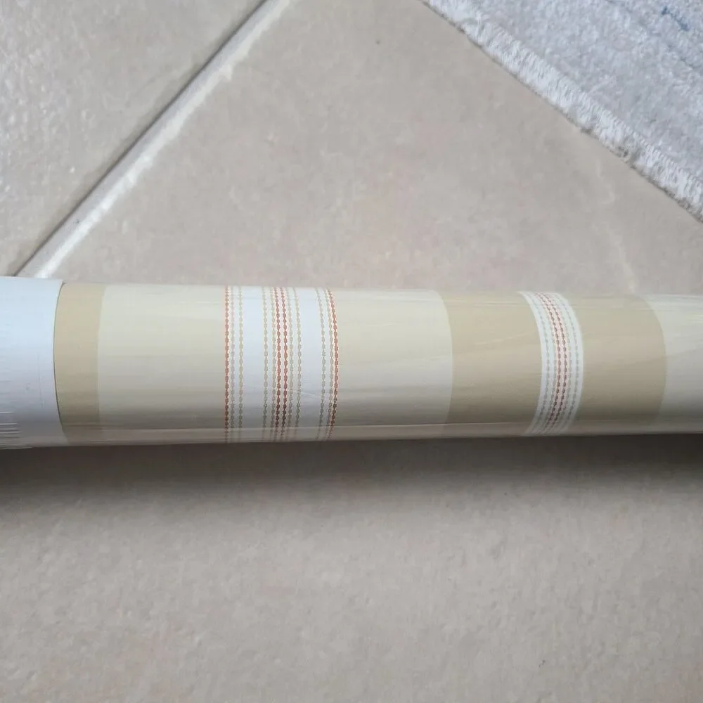 SCHUMACHER WALLPAPER 1 ROLL #5002481 Vintage 27” x 9Y Sealed New Chalon Striped